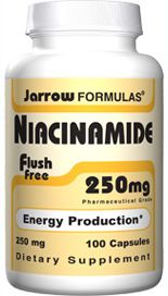 Niacinamide  (250 mg 100 capsules) Jarrow Formulas