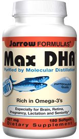 Max DHA (607 mg 180 softgels) Jarrow Formulas