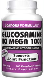 Glucosamine HCl Mega 1000 (1000 mg 100 tablets) Jarrow Formulas