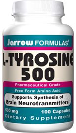 L-Tyrosine (500 mg 100 capsules) Jarrow Formulas