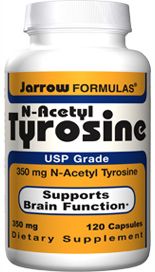 N-Acetyl Tyrosine (350 mg 120 capsules) Jarrow Formulas