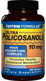 Ultra Policosanols (10 mg 100 softgels) Jarrow Formulas