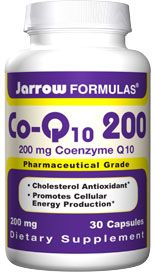 Co-Q10 (200 mg 30 capsules) Jarrow Formulas