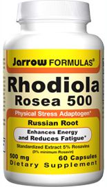 Rhodiola Rosea 500 (500 mg 60 capsules) Jarrow Formulas