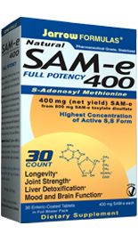 SAM-e 400 (400 mg 30 tablets) Jarrow Formulas