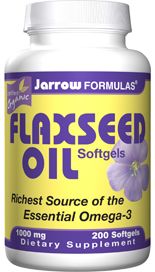 Flaxseed Oil (1000 mg 200 softgels) Jarrow Formulas
