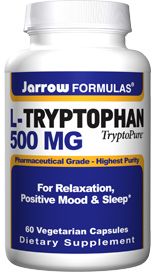 L-Tryptophan (500 mg 60 capsules) Jarrow Formulas