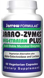 Jarro-Zymes Plus Vegetarian Formula (60 capsules) Jarrow Formulas