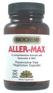 Aller Max with Quercetin & NAC (50 Capsule - Veg) Country Life