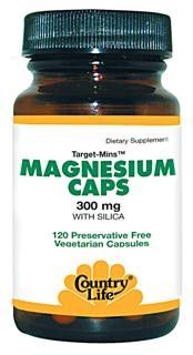 Target-Mins Magnesium 300mg (120 vcaps) Country Life