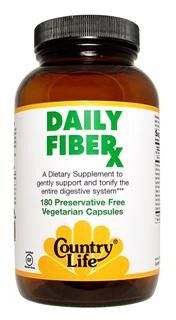 Daily FiberX Formula (180 vcaps) Country Life