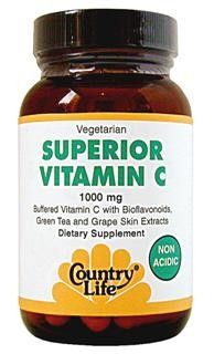 Superior Vitamin C (60 tablets) Country Life