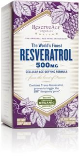 Resveratrol (500 mg-60 capsules)* ReserveAge Organics