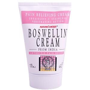 Boswellin Cream, Arthritis Pain Relief (4 oz) Nature's Herbs