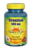 Strontium 680 mg (60 Tablets) Nature's Life