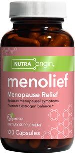 Menolief | Menopause Relief Supplement (120 caps)* NutraOrigin