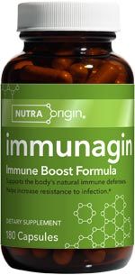 Immunagin | Immune Boost Formula (180 caps)* NutraOrigin