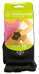 Super Grippy Yoga Gloves | One Size Gaiam Yoga