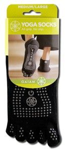 All Grip-No Slip Yoga Socks (Med-Lg) Gaiam Yoga