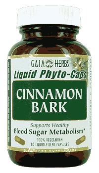 Cinnamon Bark (60 caps)* GAIA Herbs