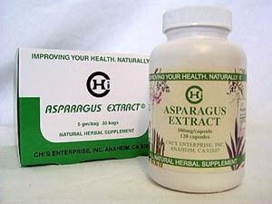 Asparagus Extract (120 caps) Chi's Enterprise