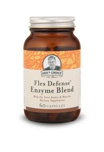 Udo's Flex Defense Enzyme Blend   (60 v-capsules) Flora Health, Udo's Choice