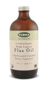 High Lignan Flax Oil, certified organic (17 oz)* Flora