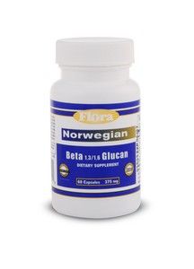 Norwegian Beta 1,3/1,6 Glucan (375mg 60 capsules) Flora