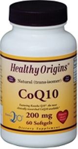 CoQ10 Gels 200mg (60 Gels) Healthy Origins