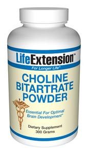 Choline Bitartrate (300 grams powder)* Life Extension