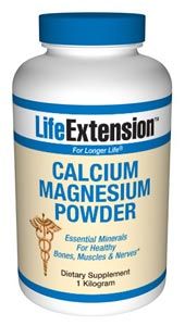 Calcium Magnesium (1 kg powder)* Life Extension