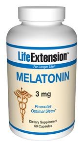 Melatonin (3 mg 60 capsules)* Life Extension