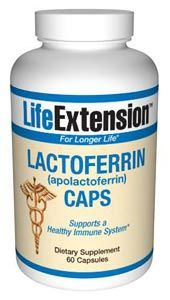 Lactoferrin (apolactoferrin) Caps (60 capsules)* Life Extension