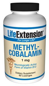 Methylcobalamin (1 mg 60 lozenges)* Life Extension