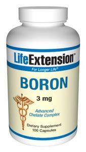 Boron (3 mg 100 capsules)* Life Extension
