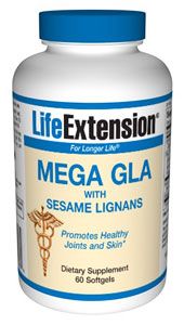 Mega GLA with Sesame Lignans (60 softgels)* Life Extension