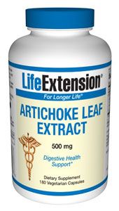 Artichoke Leaf Extract (500 mg, 180 vcaps)* Life Extension
