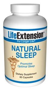 Natural Sleep (3 mg 60 veg caps)* Life Extension