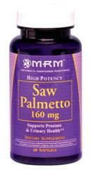 Saw Palmetto  (160mg  60 gels) Metabolic Response Modifiers
