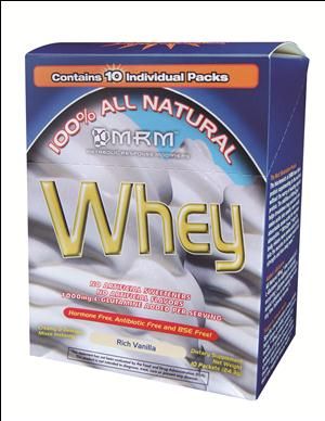 All Natural Whey - Rich Vanilla (10 individual serving packets) Metabolic Response Modifiers