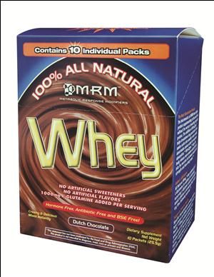 All Natural Whey - Dutch Chocolate (10 individual serving packets) Metabolic Response Modifiers