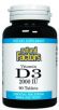 Vitamin D3 (2000 IU 90 tablets)*