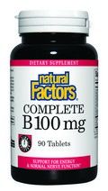 Complete B Time Release Formula (100 mg 90 tablets)* Natural Factors