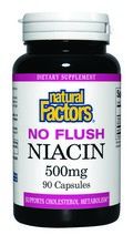 No-Flush Niacin (500 mg 90 capsules)* Natural Factors