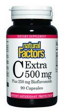 Vitamin C Extra (500 mg 90 capsules)* Natural Factors