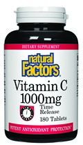 Vitamin C Time Release (1000 mg 180 tablets)* Natural Factors
