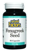 Fenugreek Seed (500 mg 90 capsules)* Natural Factors