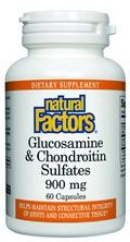 Glucosamine 500mg/Chondroitin 400mg (60 capsules)* Natural Factors