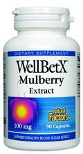 WellBetX Mulberry Extract (90 capsules) Natural Factors