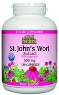St. John's Wort Extract (300 mg 180 capsules)* Natural Factors